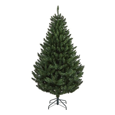 6ft. Spruce Artificial Christmas Tree with 838 Branches – Classic Seasonal Holiday X-Mas Glow