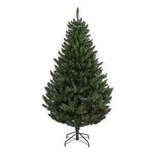 6ft. Spruce Artificial Christmas Tree with 838 Branches – Classic Seasonal Holiday X-Mas Glow - 1 of 4