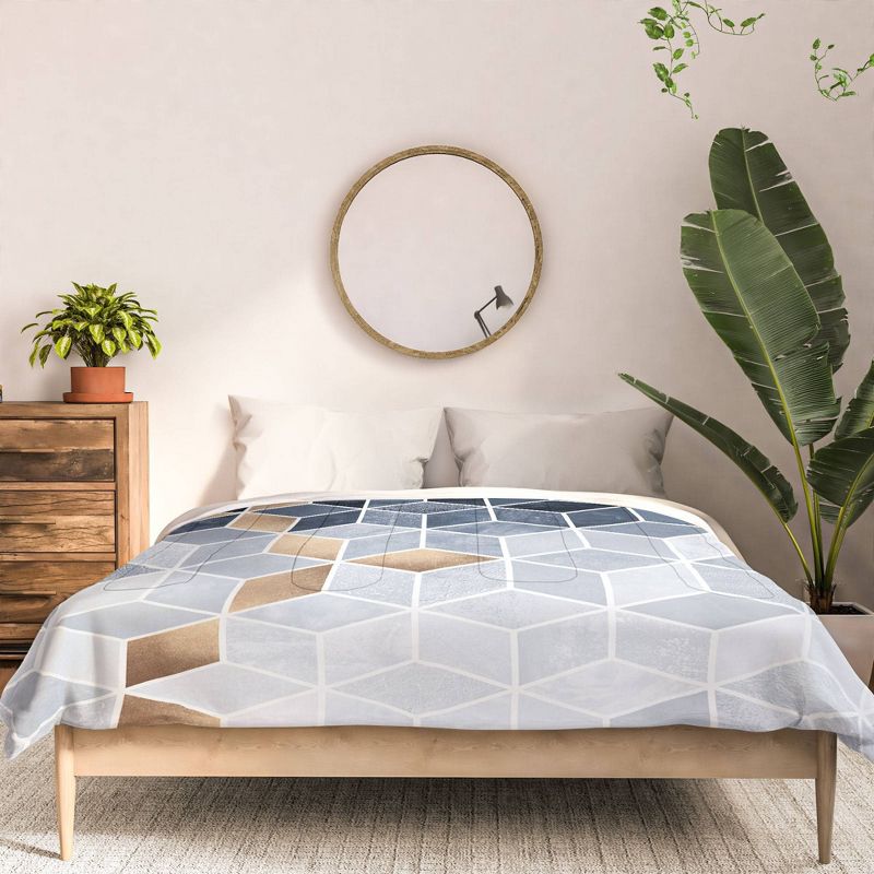 Elisabeth Fredriksson Soft Gradient Cubes 100% Cotton Comforter Set - Deny Designs, 4 of 6