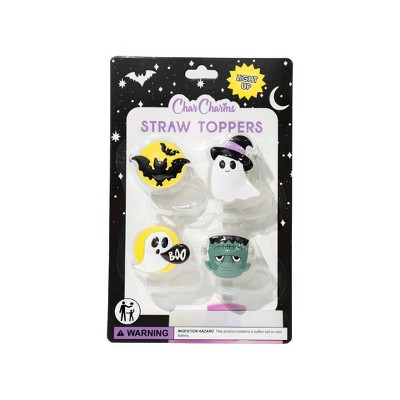 CharCharms 4pk Straw Toppers