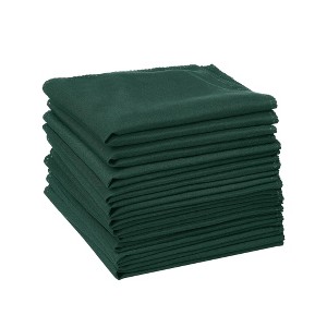Unique Bargains Party Wedding Restaurant Cocktail Banquet Sateen Napkins 12 x 12 Inches 12 Pcs - 1 of 4