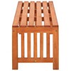 vidaXL Patio Bench 51.2 in. Solid Eucalyptus Wood - 3 of 4