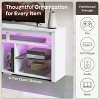 Bestier Gaming 55 Inch LED Tall TV Stand for 55/60/65 Inch TV - 2 of 4