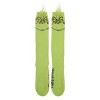 The Grinch Character Face Women's Green Chenille Knee High Socks - 3 of 4