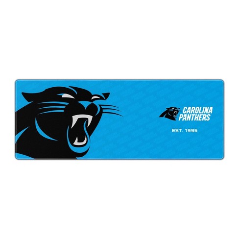 NFL Carolina Panthers Logo Series 31.5' x 12' Desk Pad