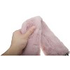 Allegra K Women's Leopard Ribbons Faux Fur Winter Wrap Collar Plush Neck Scarves Warmer - 4 of 4