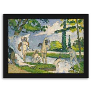 Americanflat Framed Print Bathers by Paul Cezanne