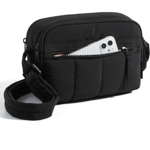 Cross Body Purse, Mini Crossbody Bags Travel Purse, Puffy Shoulder Handbag Wallet - 1 of 4