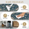 Modern Washable Area Rug for Living Room, Soft Floor Rug with Non Slip Backing, Low Pile Stain Resistant Indoor Carpet for Home Office - 4 of 4