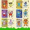 Joyfy 24 Pcs Make a face Stickers for Kids  9"x6" Make Your Own Robot  Stickers Party Favors Kids Crafts Goodie Bags Stuffers Classroom Activities - 2 of 4