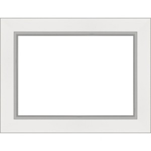 Amanti Art Eva Black Silver Framed Dry Erase Magnetic Board - 1 of 4