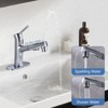 PAGED Bathroom Faucets with Pull Out Sprayer, Modern Bathroom Sink Faucet with Pop-up Sink Drain Stopper & Deck Plate - 3 of 4