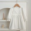 MyKids-Usa Spring/Autumn Baby Onesies And Dress For Girls With White Lace Trim – Princess Sister Matching Set - 4 of 4