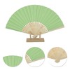Unique Bargains Halloween Christmas Portable DIY 7-Inch Blank Folding Fan 1 Pc - 3 of 4