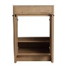 Vynxaria 24 in. Single Freestanding Imitation Oak Plywood Bath Vanity with No Top None Top KD-PACKING Assembled - 4 of 4