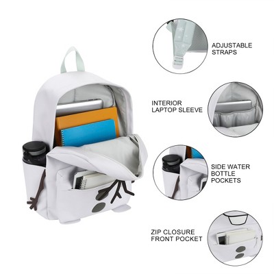 Frozen 2 Olaf 17” Adult White Backpack — фото 4