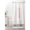 Deny Designs April Lane Art Block Monogram Shower Curtain - 3 of 3