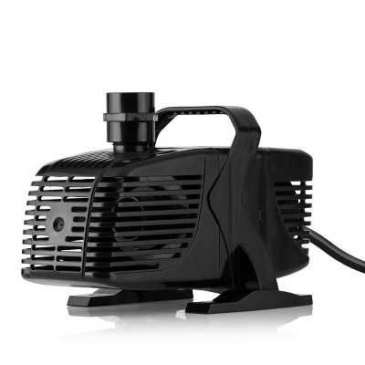 Black Submersible Water Pump with 33' Cord for Fountains & Ponds