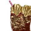 Northlight 24" Pink and Gold Sequined Iridescent Mermaid Christmas Stocking - 4 of 4
