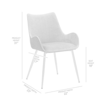 Teal High-Back Upholstered Arm Chair with Gold Metal Legs