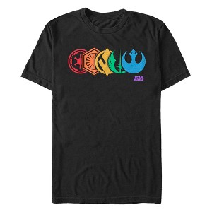 Men's Star Wars: A New Hope Colorful Logos T-Shirt - 1 of 4