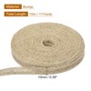 Unique Bargains Burlap Wired Soft Decorative Ribbon Trims for Gift Wrapping - 2 of 4