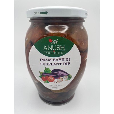Anush Imam Bayildi Eggplant Dip 710g - Authentic Armenian Delicacy in a 710g Jar, Rich with Flavorful Ingredients