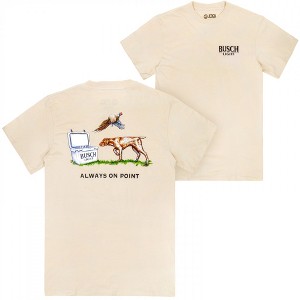 Mens Busch Light Always on Point Front and Back Print T-Shirt - 1 of 4