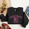 Simply Sage Market Women's Graphic Sweatshirt Embroidered Miami Beach Florida - 3 of 3