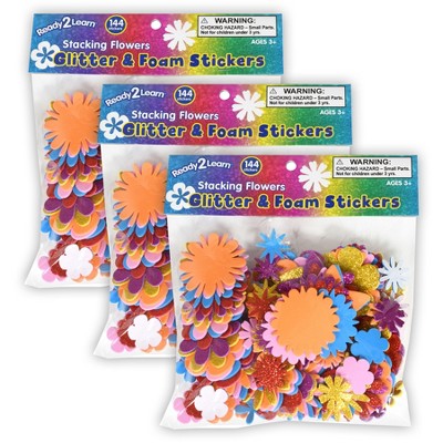 Foam Stickers - Flowers - Pack of 152