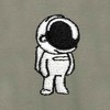 Dalix Astronaut Embroidered Hoodie Fleece Sweatshirt Zip Front Mens - 2 of 4