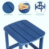 Sonkuki Patio HIPS Outdoor Adirondack Side Table - 3 of 4