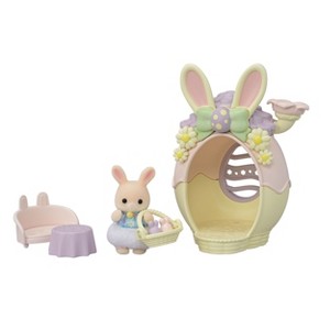 Calico Critters Easter Egg Hutch, Limited Edition Dollhouse Playset with Collectible Figure and Accessories - 1 of 4