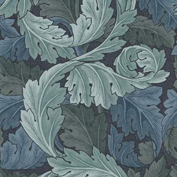 William Morris at Home Acanthus Blue Wallpaper