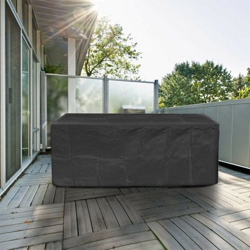 Outdoor Rectangular Furniture Cover Waterproof Weatherproof Adjustable ...