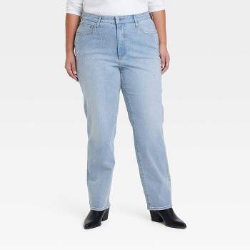Women's Super-High Rise Vintage Straight Jeans - Universal Thread™ Medium  Wash 17