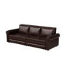 TiramisuBest 93.7" King Chesterfield Sofa Bed Faux Leather Sofa Pull-Out Nailhead Trim Sofa Living Room - 2 of 4