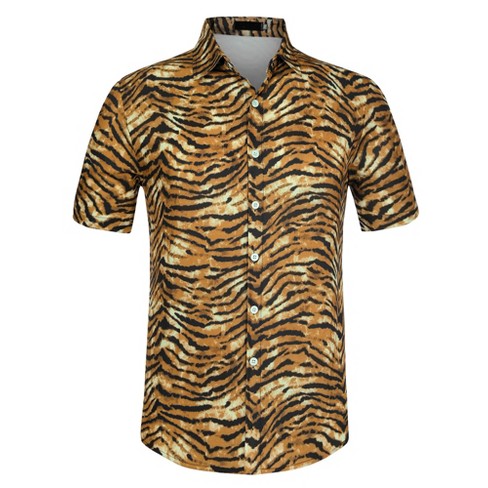 Tiger Print Shirt - Men - OBSOLETES DO NOT TOUCH