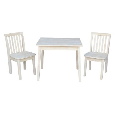 International Concepts Table With 2 Mission Juvenile Chairs