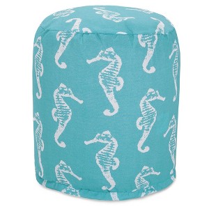 Majestic Home Goods,Pouf Sea Horse - 1 of 4
