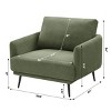 Nebula Vortex 37.5'' Wide Oversized Armchair Accent Chair Single Seat Sofa for Living Room - 3 of 4