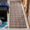 Linden LND132 Power Loomed Indoor/Outdoor Rugs - Safavieh - 2 of 4
