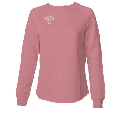 Love All Tennis Womens Courtney Lightweight Wash Sweatshirt