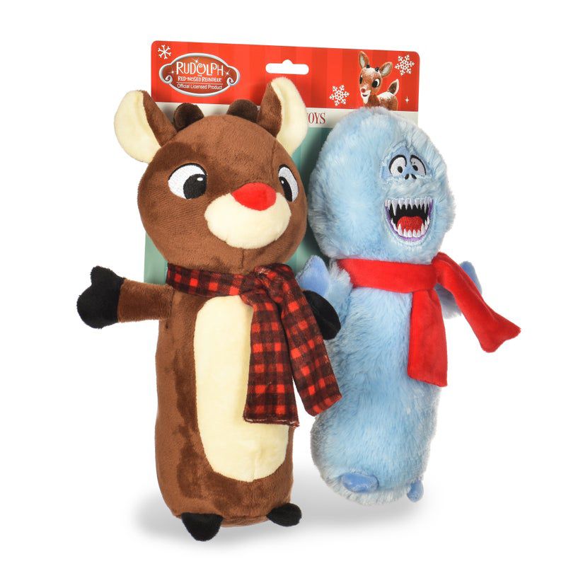 Rudolph: 12" Bumble & Rudolph BB Plush Squeaker Toys - 2PC Set, 2 of 5