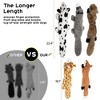 Itopfox 5-Piece Squeaky Crinkle Plush Dog Toys for Small to Large Dogs, No Stuffing Puppy Chew Toys for Boredom Relief - 4 of 4