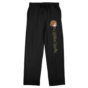 Jujutsu Kaisen Chibi Nobara Adult Black Sleep Pajama Pants - 1 of 4