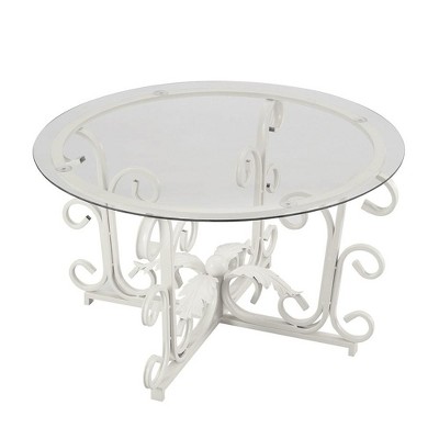 Hotraffy Round Tempered Glass Coffee
