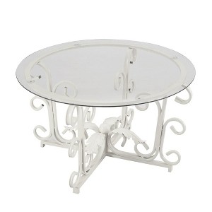 Hotraffy Round Tempered Glass Coffee - 1 of 4