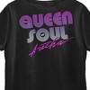Aretha Franklin Queen of Soul Women's Black Short Sleeve Tee - 4 of 4