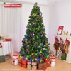 6ft Pre-Lit Artificial Christmas Tree w/1060  Branch Tips & 250 Multi-Color LED Lights - 3 of 4